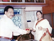 Mrs. Prema S.M. Krishna, W/o Sri S.M. Krishna (Hon’ble Governor of Maharashtra) at SRS
